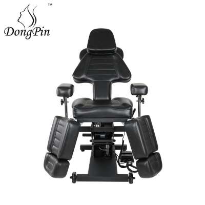 2  Motors Electric Adjustable Tattoo Chair, Beauty Body Art Tattoo Supplies Bed