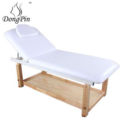 stretchers wooden massage bed with cabinet