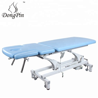 ODM electric physiotherapy 2 section electric treatment bed