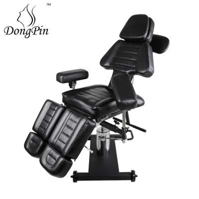 Solid metal base tattoo chairs wholesale hydraulic tattoo chair with tattoo arm rest